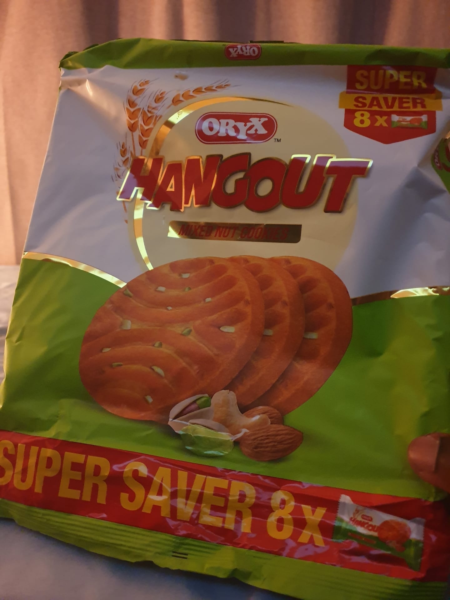 Oryx Hangout Mixed Nut Cookies Package This Package Contains 8 Indivi…